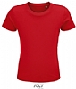 Camiseta Organica Crusader Infantil Sols - Color Rojo
